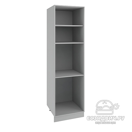 Пенал 600 (2 ящ.) decorazione "Лакрима" (МДФ глянец) (Капучино) /DSV/Kpl/ПНЯ600