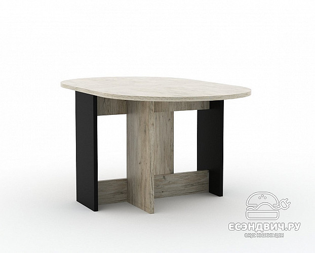 Стол журнальный раскладной "Depo" (Пикард/Чёрный) РС-Пр