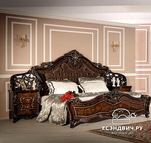 Тумба decore "Себастьяно" (МДФ) (Корень дуба глянец/Шелкография/Патина/Лак) UgJk