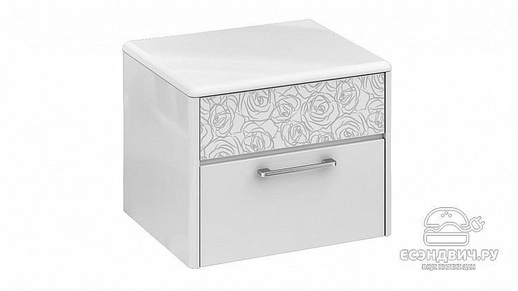 Спальный гарнитур 8 предм. "Argento"(МДФ)(Белый глянец /Экокожа Белая)-Tr-Ам