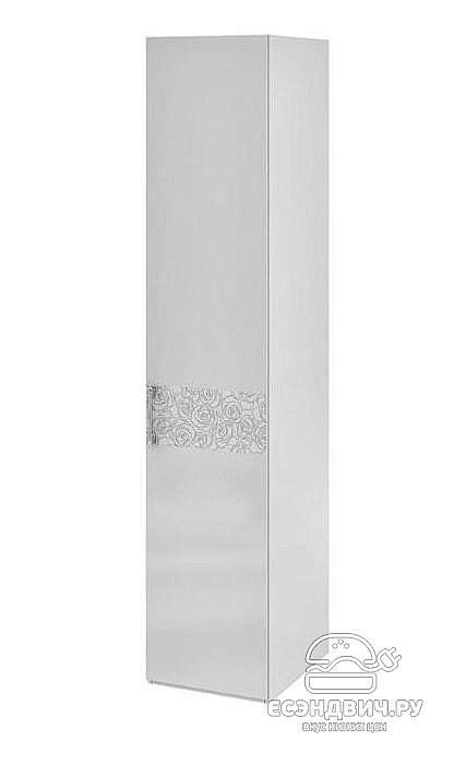 Спальный гарнитур 8 предм. "Argento"(МДФ)(Белый глянец /Экокожа Белая)-Tr-Ам