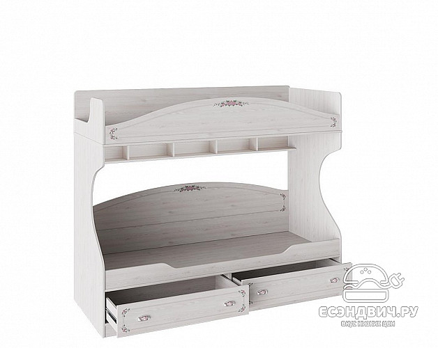 Кровать 2-х ярусная "Ариэль"(Лиственница Сибиу с рис.)/TryT-280.11.01