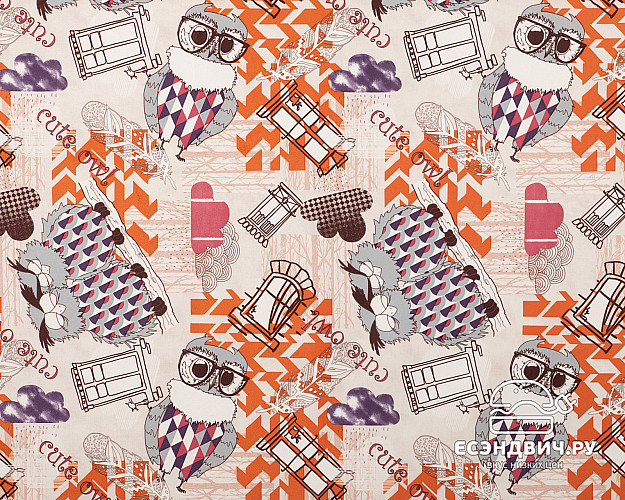 Чехол для матраца "Лаворо"  80*190*20 (Принт Filin Mango (AT))