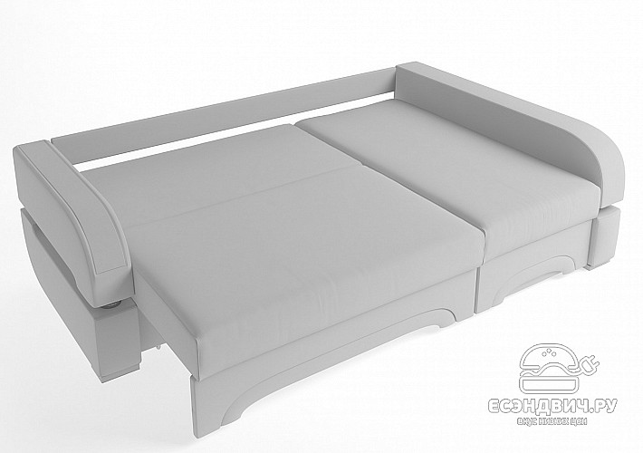 Диван угловой (универс.угол) Диего (Рогожка Savana Latte (AT)/Рогожка Savana Latte (AT)/МДФ Венге