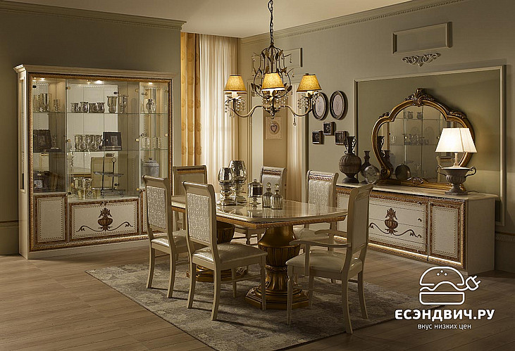 Зеркало L "Сицилия" (МДФ) (Золото) Dm/An