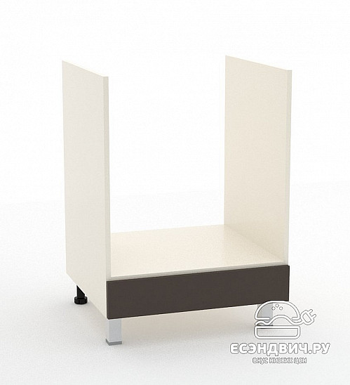 Тумба 60  для духовки без столеш."Ирма" (Крем/Графит) РС-6м