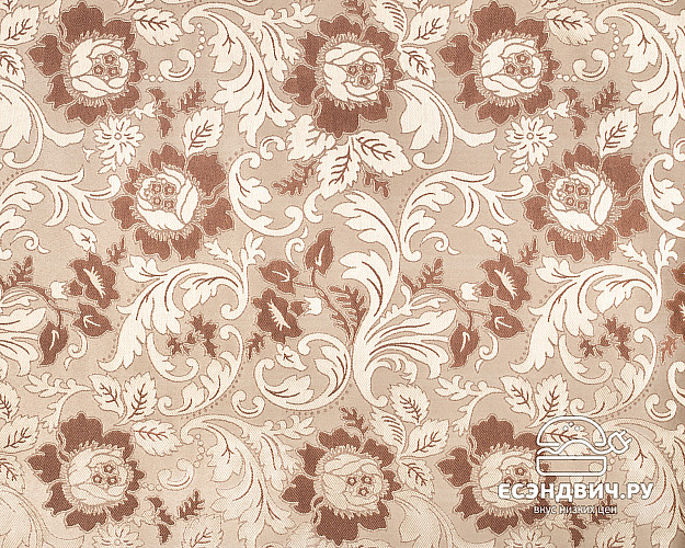 Кресло Дакота (Велюр Shaggy Desert (AT)/Жаккард Edem Sand (AT)