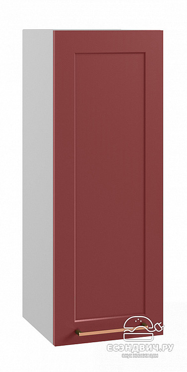 Шкаф высокий 300 "Йорк" (МДФ) (Red) /DSV/Kv/ВП300