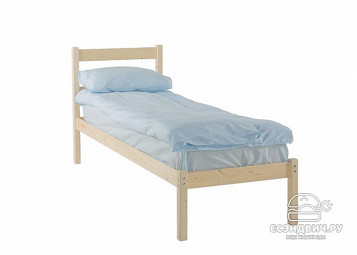Кровать 900 "Грин"(Массив сосны) Gr/Т1