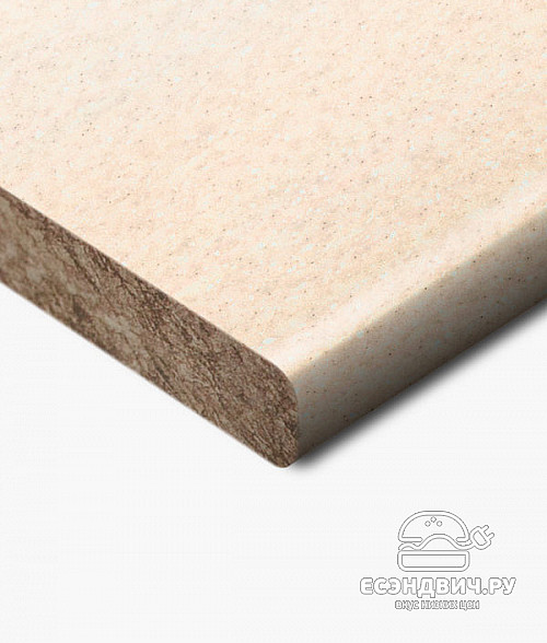 Кухня угловая 4,29х2,33 "Белла" (Бежевый/Золото) (МДФ/Лак) /Sk/Am