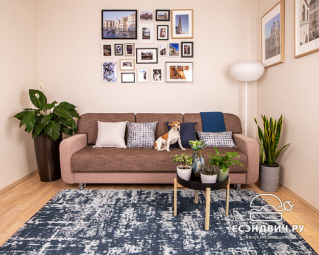 Ковер 135х200 (тканый, безворсовый) "Эмбер" (ELZA BAILY) -Arb