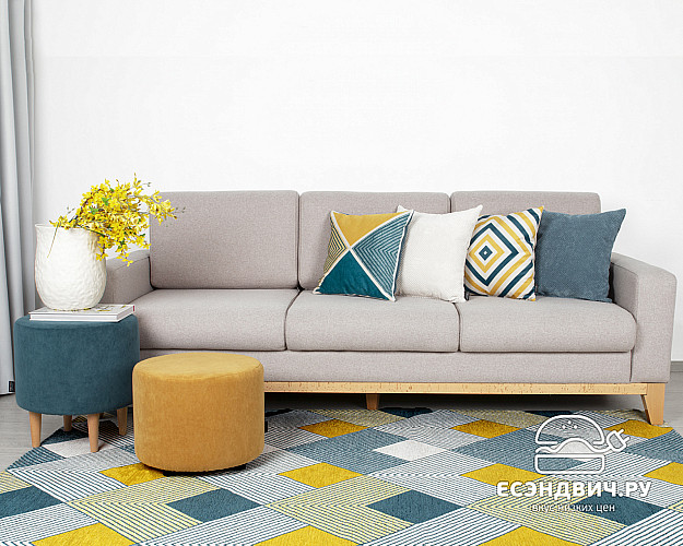 Ковер 135х200 (тканый, безворсовый) "Эмбер" (LINE FREJA) -Arb