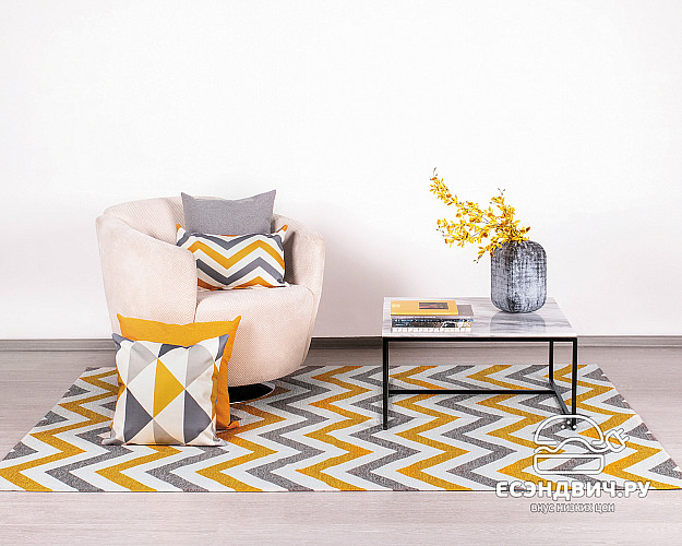 Ковер 135х200 (тканый, безворсовый) "Эмбер" (LINE RIKKO) -Arb