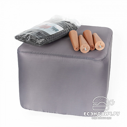 Банкетка квадро "Эмбер" (CIVIC GRAFIT/Бук) -Arb/Аз