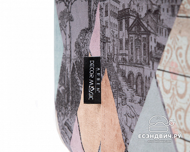 Банкетка квадро "Эмбер" (UNGARO MOTIVE/Венге) -Arb/Аз