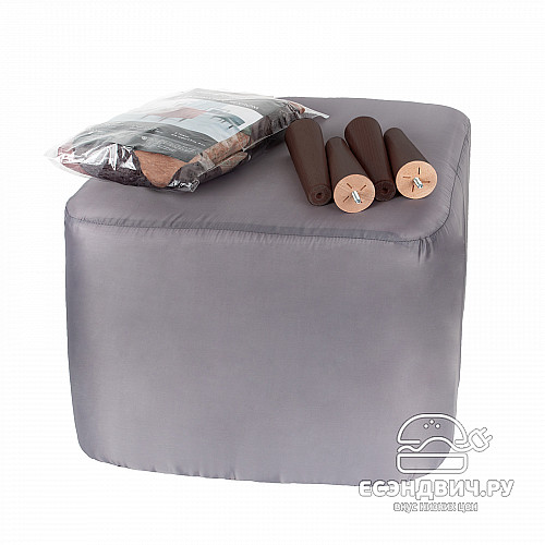 Банкетка квадро "Эмбер" (UNGARO MOTIVE/Венге) -Arb/Аз