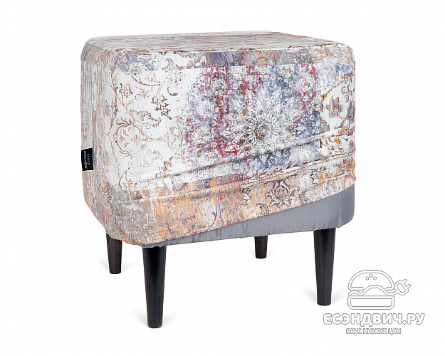 Банкетка квадро "Эмбер" (UNGARO VERDI/Венге) -Arb/Аз