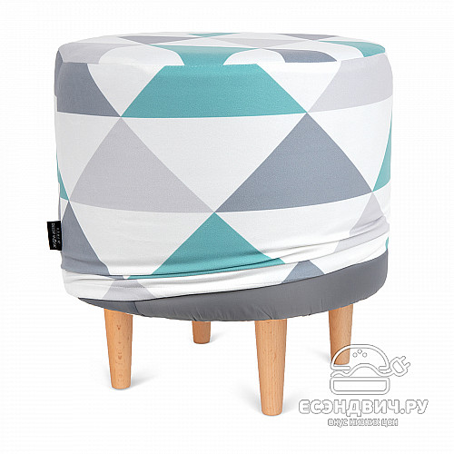 Банкетка круглая "Эмбер" (LINE NILS/Бук) -Arb/Сп