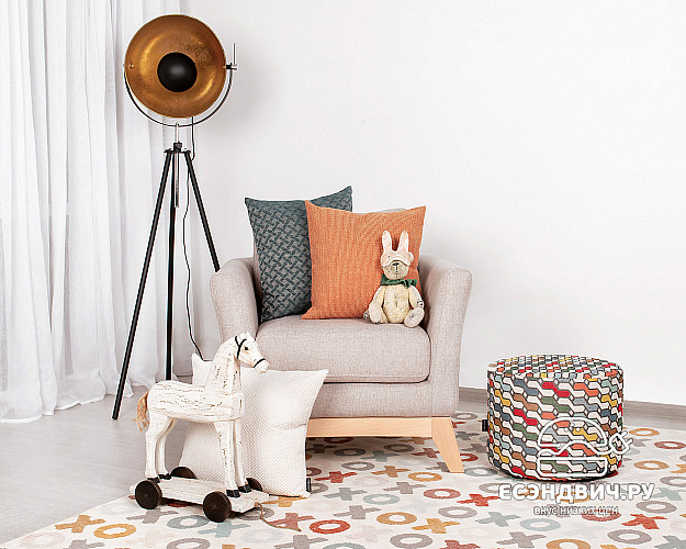 Пуф "Эмбер" (HISTORY BRIKS) -Arb/Пл