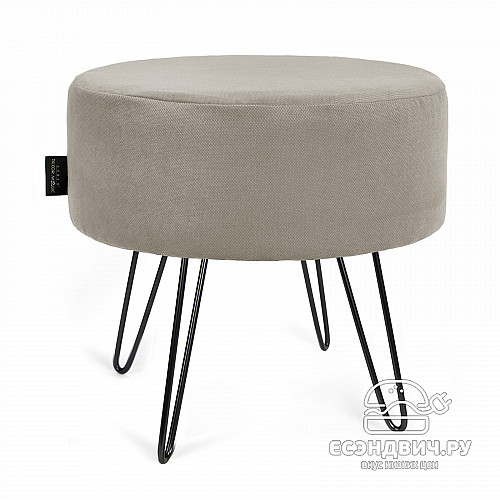 Банкетка ferro "Эмбер" (AMIGO CREAM/Металл черный) -Arb/Мт