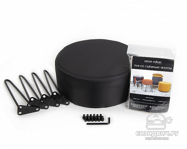 Банкетка ferro "Эмбер" (AMIGO CREAM/Металл черный) -Arb/Мт