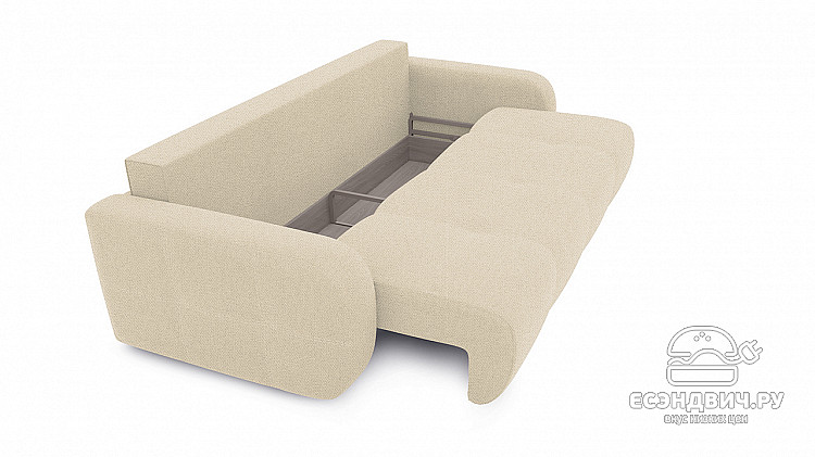 Диван "Феликс" (Рогожка Neo 02  бежевый)-Tr-Тмс