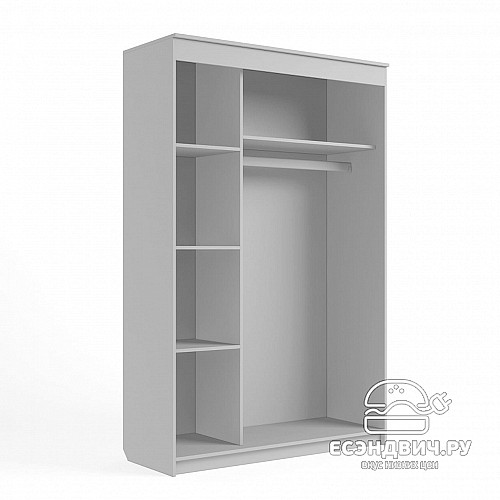 Шкаф-купе 1,3 "Лаворо" (Орех миланский/Орех миланский) D