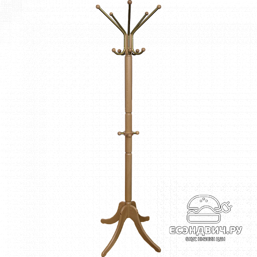Вешало напольное  lux "Либерти" (Дерево цвет Бук)Vr/Гр_Л