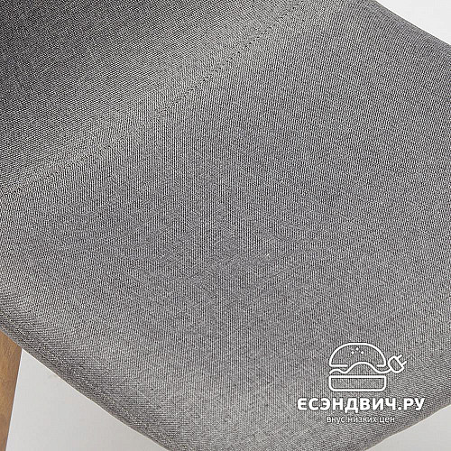 Стул "Фло" (Вельвет Серый/Металл имитация дерева) Tch/12671