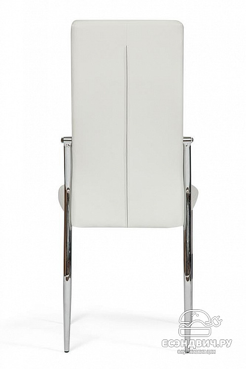 Стул "Итан" (Экокожа Белая/Хром) Tch/11415