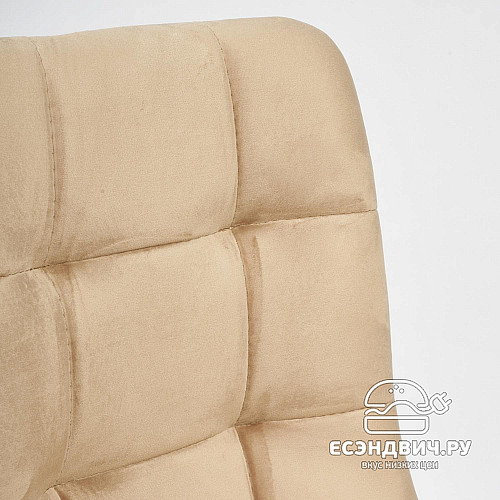 Стул "Чили" (Велюр Бежевый/Металл Черный) Tch/14327