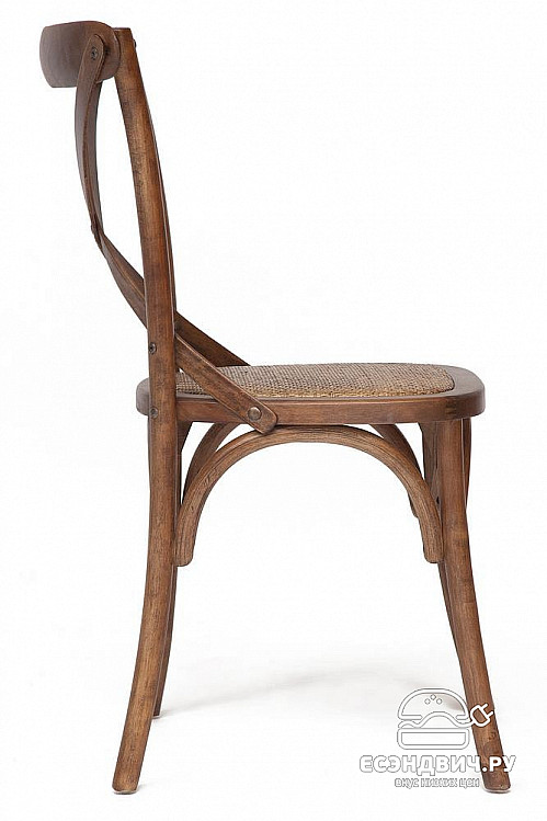 Стул "Прованс" (Дерево цвет Манго/Сиденье Ротанг) Tch/10979