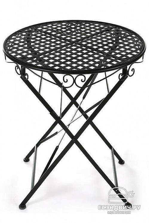 Стол складной "Патио" (Металл Черный) Tch/9967