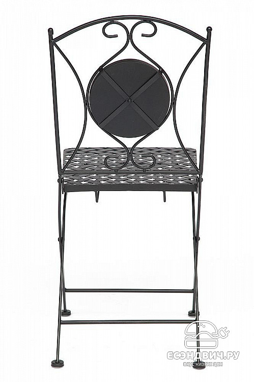Стул складной mosaic "Патио" (Металл Черный/Мозаика Квадрат) Tch/9972