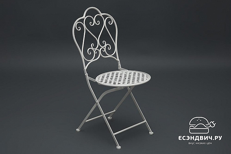 Стул складной S "Патио" (Металл Слоновая кость) Tch/10255