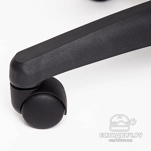 Кресло S "Брэм" (Кожзам Черный/Кожзам Оранжевый/Пластик Черный) Tch/12217