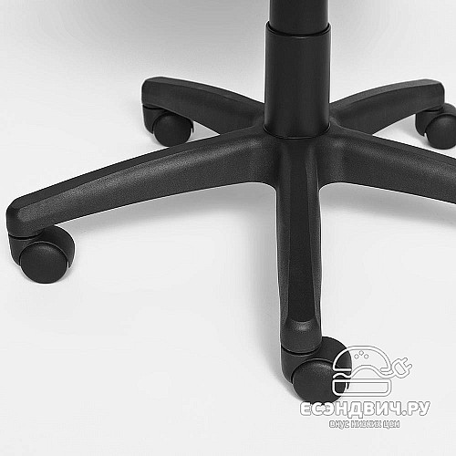 Кресло S "Брэм" (Кожзам Черный/Кожзам Синий/Пластик Черный) Tch/1048