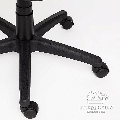 Кресло "Брэм" (Кожзам Черный/Кожзам Красный/Пластик Черный) Tch/4699