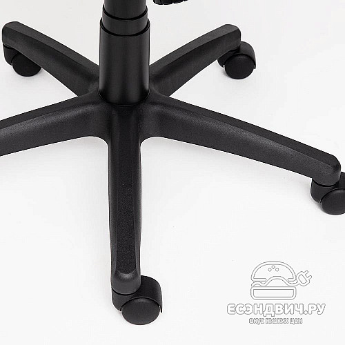 Кресло "Драйв" (Кожзам Коричневый/Ткань Бронза/Пластик Черный) Tch/10586