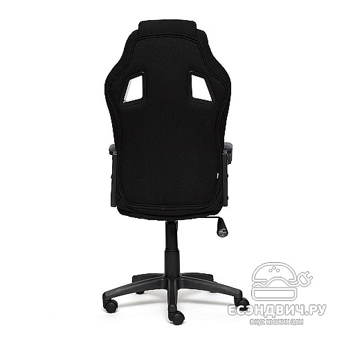 Кресло "Драйв" (Ткань Черная/Ткань Серая/Пластик Черный) Tch/12856