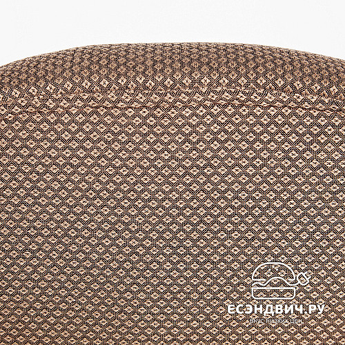 Кресло "Прайм" (Ткань Коричневая/Ткань Бежевая/Пластик Черный) Tch/11506