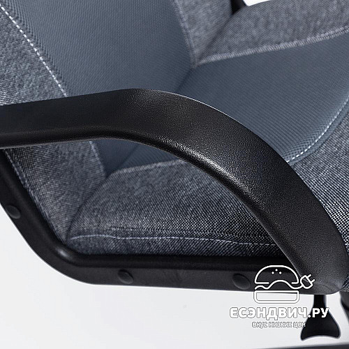 Кресло "Прайм" (Ткань Серая/Пластик Черный) Tch/11715