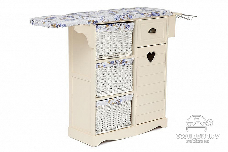 Комод гладильный altro "Бланш" (Дерево цвет Слоновая кость) Tch/10884