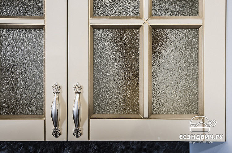 Тумба 400 "Маэстро" (МДФ) (Крем глянец/Патина/Лак) UgVr