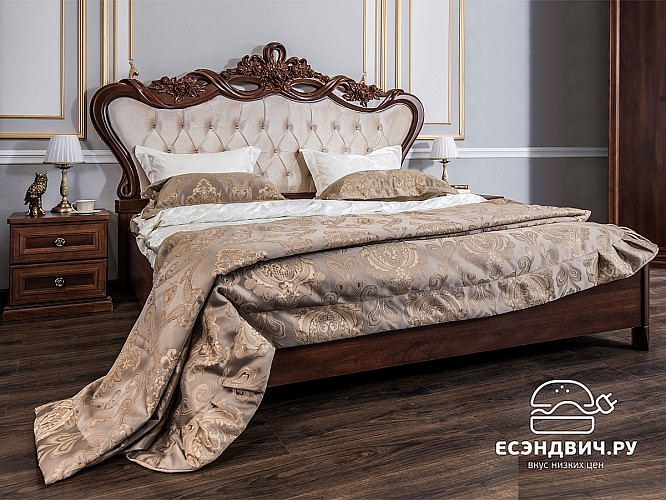 Тумба "Таис" (МДФ) (Орех караваджо/Патина/Лак) UgAf