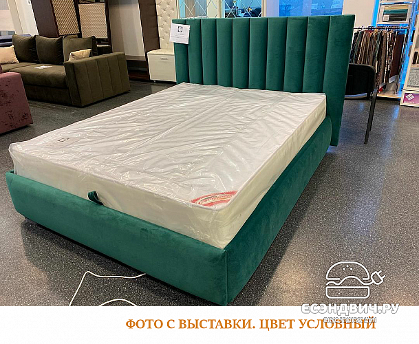 Кровать 120 мягк. Vitorio (Велюр Opera Gold (AT)