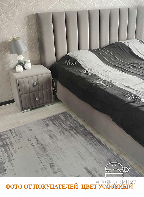 Кровать 120 мягк. Vitorio (Велюр Opera Gold (AT)