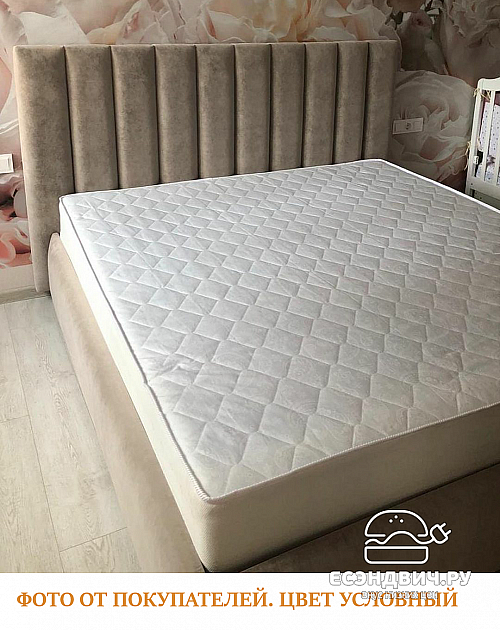 Кровать 160 мягк. Vitorio (Велюр Opera Chocolate (AT)