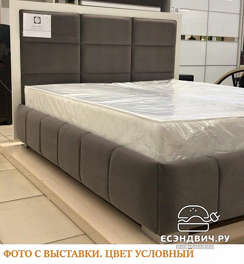 Кровать 140 мягк. Virginia (Велюр Opera Coral (AT)