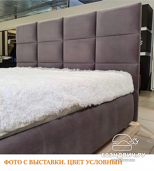 Кровать 160 мягк. Virginia (Велюр Opera Coral (AT)